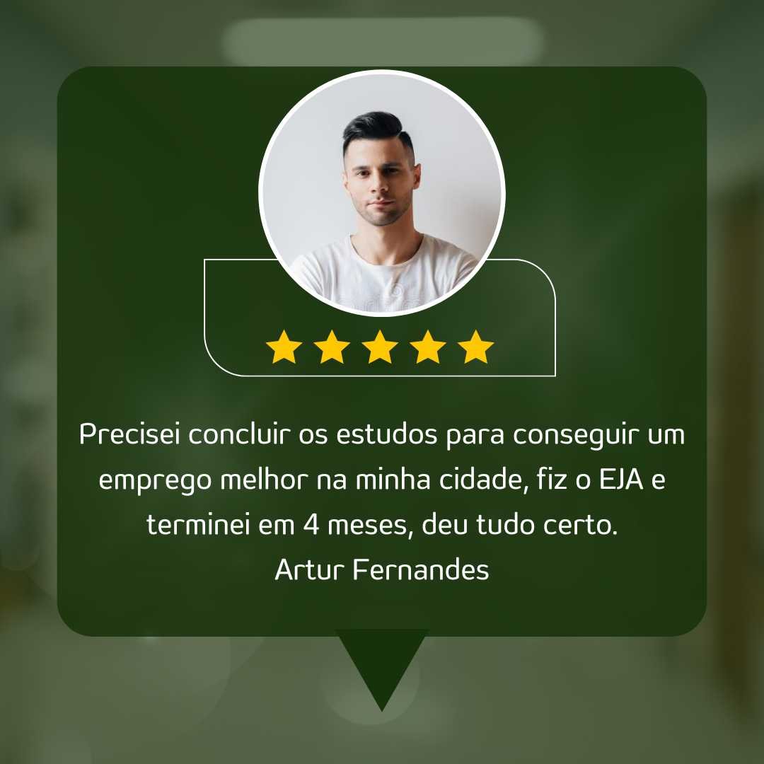 História de aluno da plataforma