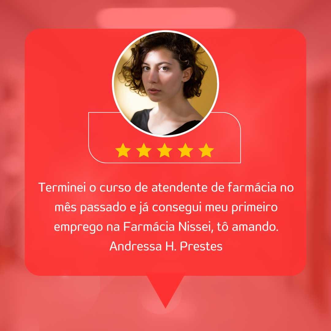 História de aluno da plataforma